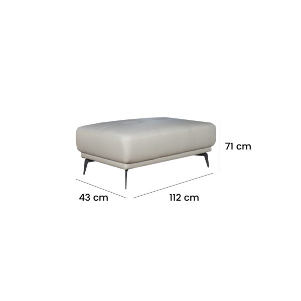 ENZO Leather Stool - Image 5