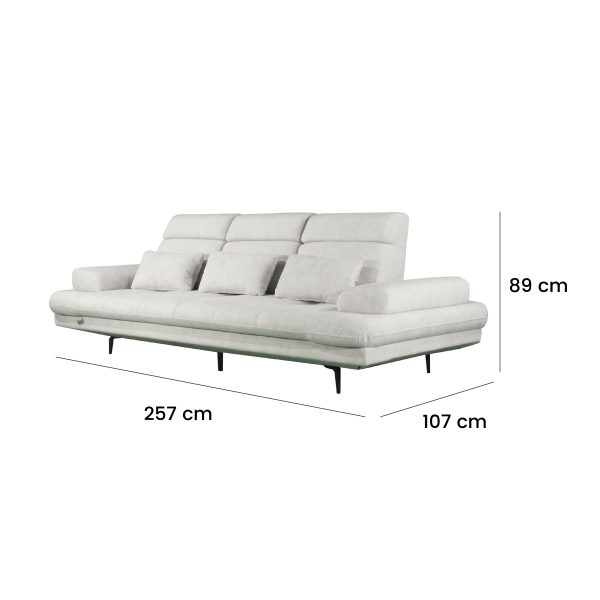 CRAAFT 3 Seater Sofa - Image 9